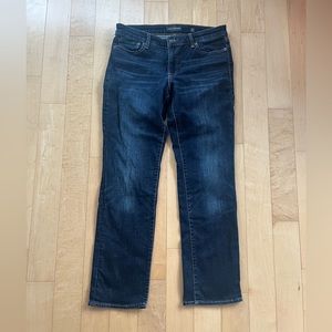 Dark Navy Straight Leg Jeans
